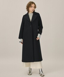 PUBLIC TOKYO | ベルテッドフレアコート(チェスターコート)