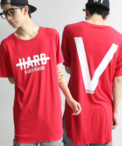 WEGO(ウィゴー)の「WEGO/プリントラウンドカットソー(Tシャツ/カットソー・メンズ・カーキ/ホワイト/レッド/ブラック・LARGE/MEDIUM)」の4枚目の写真