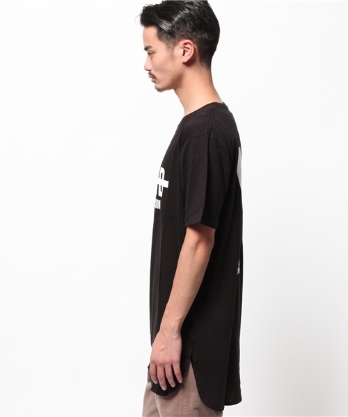 WEGO(ウィゴー)の「WEGO/プリントラウンドカットソー(Tシャツ/カットソー・メンズ・カーキ/ホワイト/レッド/ブラック・LARGE/MEDIUM)」の8枚目の写真