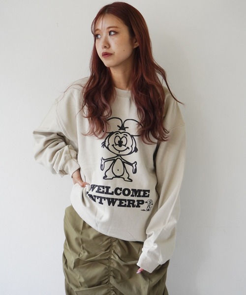 Port（ポート）の「【 GILDAN / ギルダン 】　カレッジロゴ クルーネック スウェット トレーナー（スウェット・レディース・ネイビー/アッシュグレー/グレー/グレー系その他2/カーキ/ベージュ/ベージュ系その他/グレー系その他/ネイビー系1/ネイビー系2/グレー系8/グレー系その他3/ホワイト/グリーン系その他2/グリーン系その他3/グリーン系その他4/グリーン系その他/グレー系その他4/グレー系その他5/グレー系その他6/グレー系その他7/ブラウン系その他2/ベージュ系その他2/ブラウン系その他/ブラウン・XL/L）」の15枚目の写真