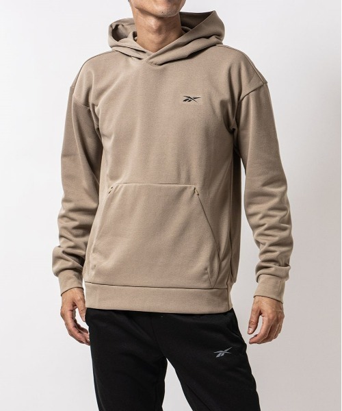 Reebok(リーボック)の「ストレングス フーディー / STRENGTH Hoodie(パーカー・メンズ・ブラック/ダークインディゴブルー/ダークベージュ・XX-LARGE/SMALL/X-SMALL/LARGE/X-LARGE/MEDIUM)」の3枚目の写真