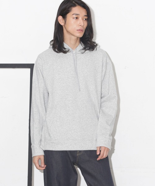 NANO universe（ナノユニバース）の「ウォームフリースストレッチパーカー（パーカー・メンズ・スミクロ/グレー/グレー系その他4・L/S/M/XL）」の4枚目の写真