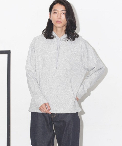 NANO universe（ナノユニバース）の「ウォームフリースストレッチパーカー（パーカー・メンズ・スミクロ/グレー/グレー系その他4・L/S/M/XL）」の6枚目の写真