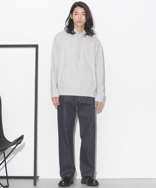 NANO universe（ナノユニバース）の「ウォームフリースストレッチパーカー（パーカー・メンズ・スミクロ/グレー/グレー系その他4・L/S/M/XL）」の8枚目の写真