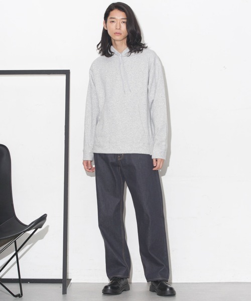 NANO universe（ナノユニバース）の「ウォームフリースストレッチパーカー（パーカー・メンズ・スミクロ/グレー/グレー系その他4・L/S/M/XL）」の13枚目の写真