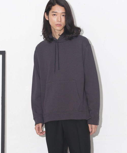 NANO universe（ナノユニバース）の「ウォームフリースストレッチパーカー（パーカー・メンズ・スミクロ/グレー/グレー系その他4・L/S/M/XL）」の18枚目の写真