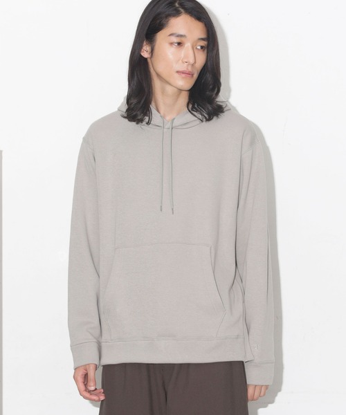 NANO universe（ナノユニバース）の「ウォームフリースストレッチパーカー（パーカー・メンズ・スミクロ/グレー/グレー系その他4・L/S/M/XL）」の21枚目の写真