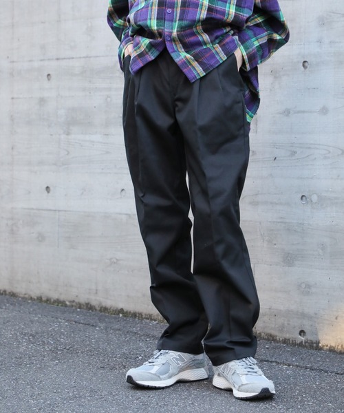 Dickies(ディッキーズ)の「【Dickies】1868 MODEL 2タックテーパードパンツ D23FW-GAP010 ※(チノパンツ・メンズ・ブラック/ダークネイビー/ベージュ・28/30/32/36/34)」の10枚目の写真