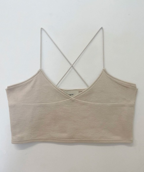 papier（パピエ）の「papier/パピエ/Cross Cami（キャミソール