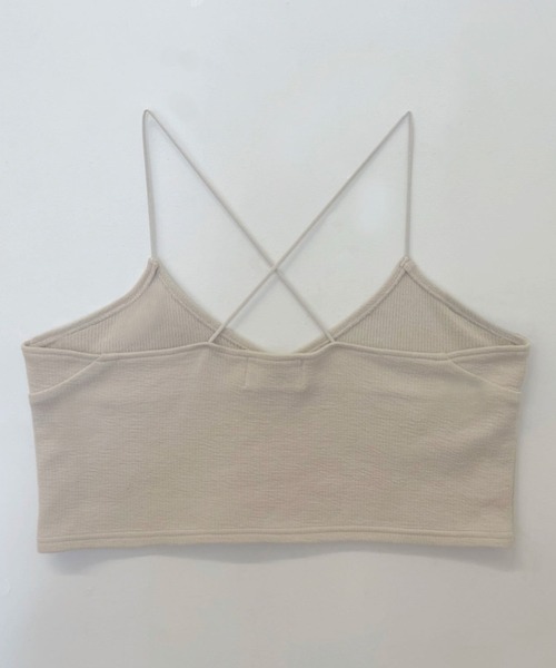 papier 24SS クロスキャミ papier（パピエ）の「papier/パピエ/Cross Cami（キャミソール