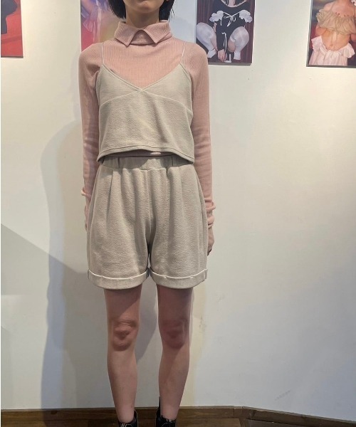papier（パピエ）の「papier/パピエ/Cross Cami（キャミソール