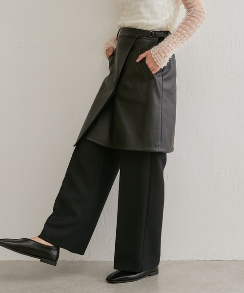 Lui's（ルイス）の「レザーラップスカート（スカート）」 - WEAR