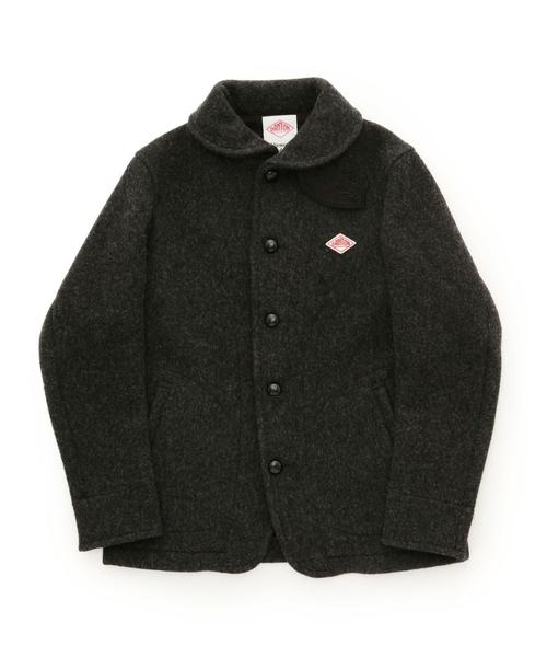 DANTON（ダントン）の「［ダントン］DANTON WOOL MOSSER コート（その他アウター・レディース・オフホワイト/ダークグレー/ネイビー・34/36）」の3枚目の写真