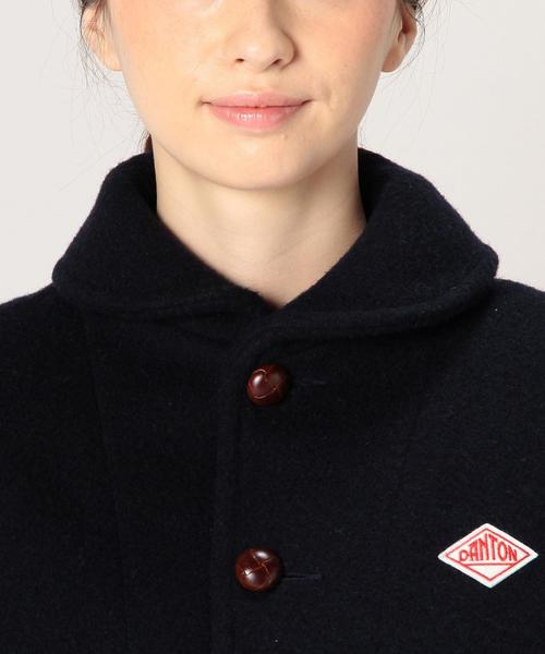 DANTON（ダントン）の「［ダントン］DANTON WOOL MOSSER コート（その他アウター・レディース・オフホワイト/ダークグレー/ネイビー・34/36）」の19枚目の写真