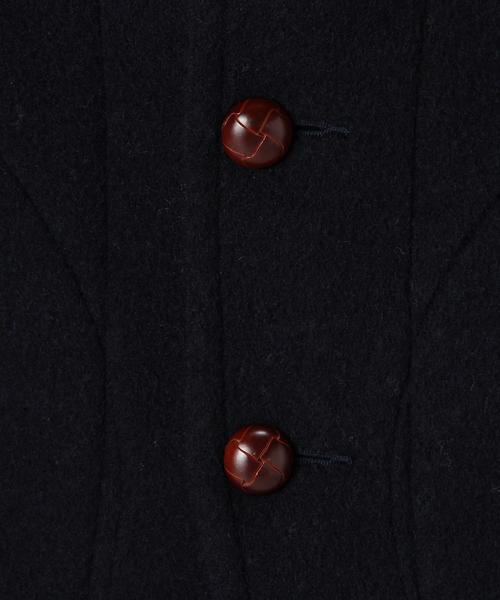 DANTON（ダントン）の「［ダントン］DANTON WOOL MOSSER コート（その他アウター・レディース・オフホワイト/ダークグレー/ネイビー・34/36）」の11枚目の写真