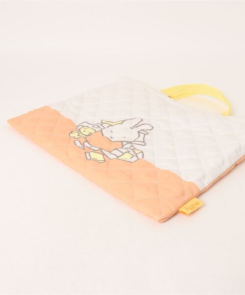 Miffy（ ミッフィー）の「miffy/ミッフィー　単柄キルトチャームバッグ（トートバッグ・キッズ・オレンジ・ONE SIZE）」の3枚目の写真