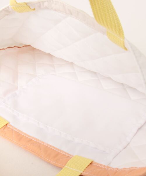 Miffy（ ミッフィー）の「miffy/ミッフィー　単柄キルトチャームバッグ（トートバッグ・キッズ・オレンジ・ONE SIZE）」の4枚目の写真