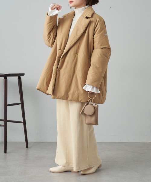 PUAL CE CIN（ピュアルセシン）の「【セットアイテム】袖フレアブラウス+ハイネック畦ニットSET（ニット/セーター・レディース・グレー/アイボリー・FREE）」の6枚目の写真