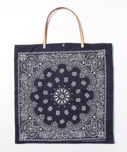 OLD BETTY'S（オールドベティーズ）の「オールドベティーズ【OLD BETTY’S】Bandana Remake Toto Bag（トートバッグ・レディース・グリーン/ホワイト/チャコールグレー/ベージュ/ターコイズブルー・FREE）」の12枚目の写真