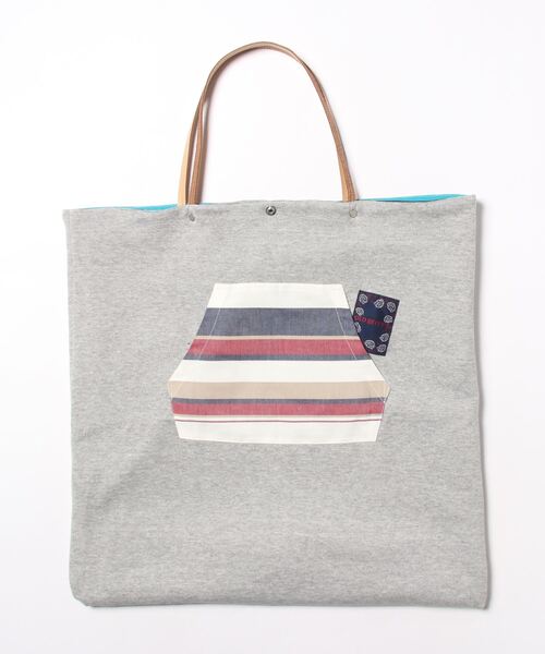 OLD BETTY'S（オールドベティーズ）の「オールドベティーズ【OLD BETTY’S】Bandana Remake Toto Bag（トートバッグ・レディース・グリーン/ホワイト/チャコールグレー/ベージュ/ターコイズブルー・FREE）」の13枚目の写真