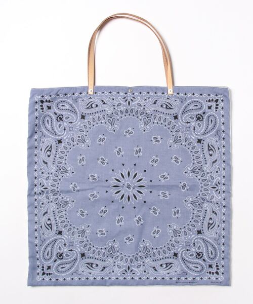 OLD BETTY'S（オールドベティーズ）の「オールドベティーズ【OLD BETTY’S】Bandana Remake Toto Bag（トートバッグ・レディース・グリーン/ホワイト/チャコールグレー/ベージュ/ターコイズブルー・FREE）」の15枚目の写真