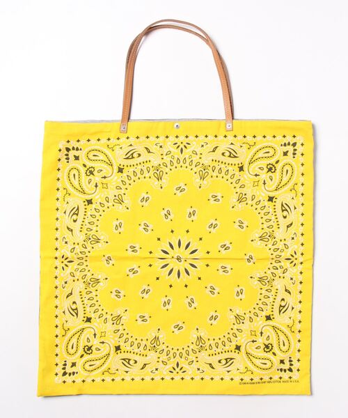 OLD BETTY'S（オールドベティーズ）の「オールドベティーズ【OLD BETTY’S】Bandana Remake Toto Bag（トートバッグ・レディース・グリーン/ホワイト/チャコールグレー/ベージュ/ターコイズブルー・FREE）」の17枚目の写真