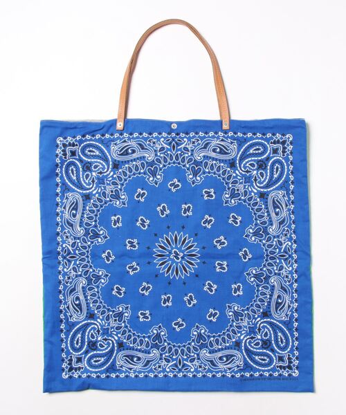 OLD BETTY'S（オールドベティーズ）の「オールドベティーズ【OLD BETTY’S】Bandana Remake Toto Bag（トートバッグ・レディース・グリーン/ホワイト/チャコールグレー/ベージュ/ターコイズブルー・FREE）」の21枚目の写真