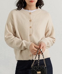 DAY CLOSET | レディース 長袖ハートボタンのやわらかニットカーディガン(ニット/セーター)