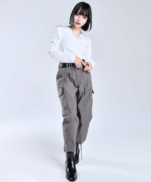 ADRER デニムカーゴパンツ parachute cargo pants / パラシュートカーゴパンツ（カーゴ