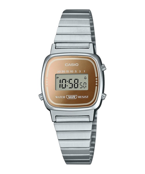 CASIO(カシオ)の「CASIO/カシオ 腕時計 CASIO CLASSIC LA670WES-4AJF(デジタル腕時計・メンズ・シルバー・FREE)」の3枚目の写真