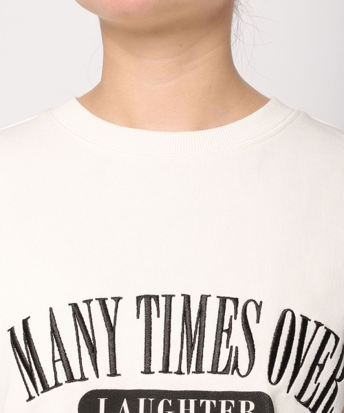 LOWRYS FARM(ローリーズファーム)の「USAウラケロゴプルオーバー 990265(スウェット・レディース・グレー/ピンク/ネイビー/アイボリー/ピンク系その他/ブラウン/レッド/チャコールグレー/グレー系その他・FREE)」の19枚目の写真