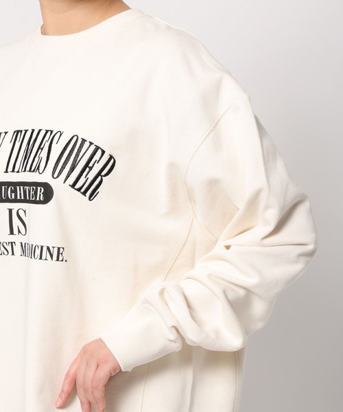 LOWRYS FARM(ローリーズファーム)の「USAウラケロゴプルオーバー 990265(スウェット・レディース・グレー/ピンク/ネイビー/アイボリー/ピンク系その他/ブラウン/レッド/チャコールグレー/グレー系その他・FREE)」の20枚目の写真