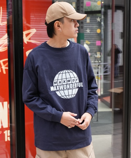 Good Riddance(グッドリダンス)の「アース フロントプリント ロンT(Tシャツ/カットソー・メンズ・ネイビー/グレー/グリーン系その他/ブラック/ホワイト・FREE)」の1枚目の写真