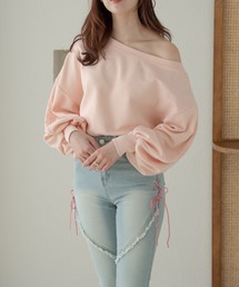 Ambre Neige | ドロストショートスウェット/WEB/EC限定商品(スウェット)