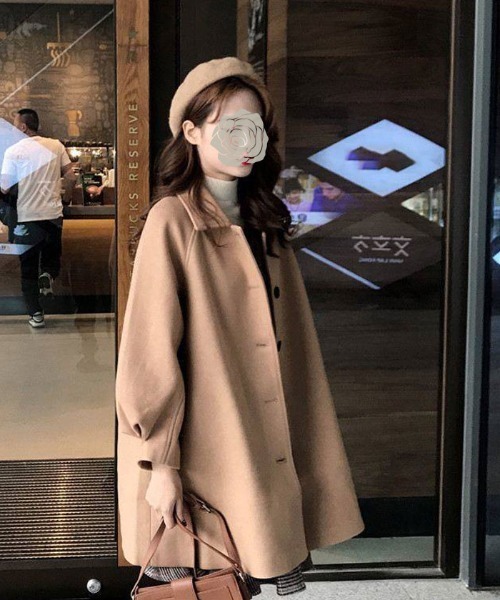 セール】ボリューム袖ステンカラーコート レディース（ステン