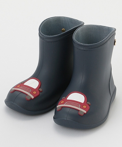 petit main（プティマイン）の「モチーフレインブーツ（レインシューズ・キッズ・ライトブルー/ネイビー/ラベンダー/チェリーピンク/オフホワイト/ライトグリーン・14cm/17cm/16cm/15cm）」の4枚目の写真