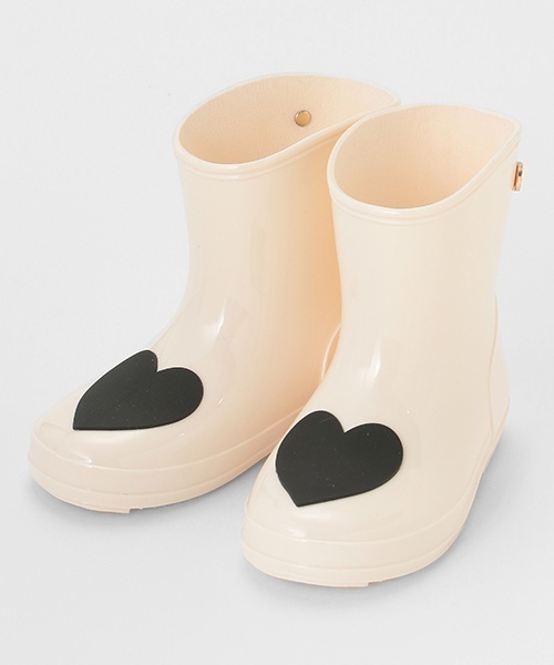 petit main（プティマイン）の「モチーフレインブーツ（レインシューズ・キッズ・ライトブルー/ネイビー/ラベンダー/チェリーピンク/オフホワイト/ライトグリーン・14cm/17cm/16cm/15cm）」の2枚目の写真