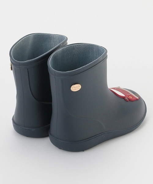 petit main（プティマイン）の「モチーフレインブーツ（レインシューズ・キッズ・ライトブルー/ネイビー/ラベンダー/チェリーピンク/オフホワイト/ライトグリーン・14cm/17cm/16cm/15cm）」の17枚目の写真