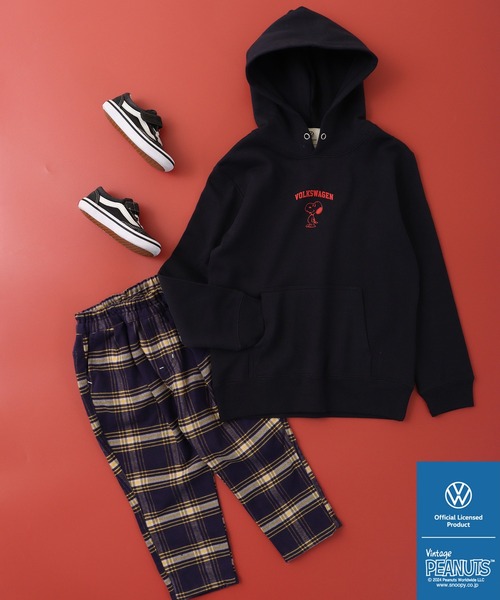 【セール】PEANUTS×Volks wagen ピーナッツ×フォルクスワーゲンプリントプルパーカー（パーカー）｜Volkswagen（フォルクスワーゲン）