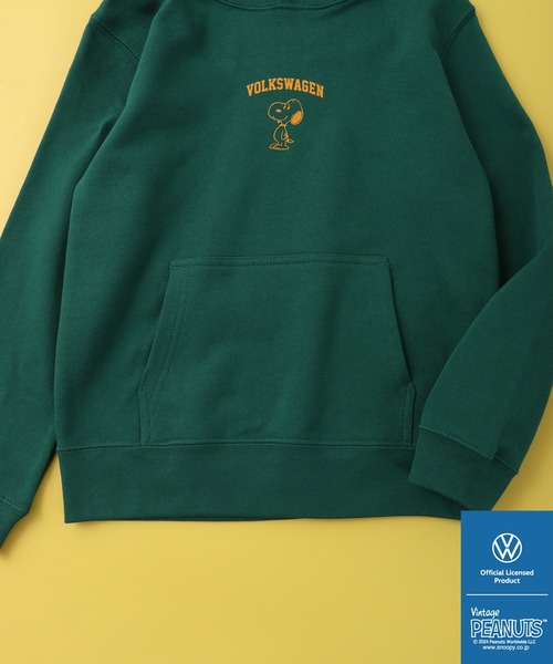 【セール】PEANUTS×Volks wagen ピーナッツ×フォルクスワーゲンプリントプルパーカー（パーカー）｜Volkswagen（フォルクスワーゲン）