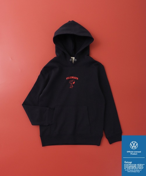 【セール】PEANUTS×Volks wagen ピーナッツ×フォルクスワーゲンプリントプルパーカー（パーカー）｜Volkswagen（フォルクスワーゲン）