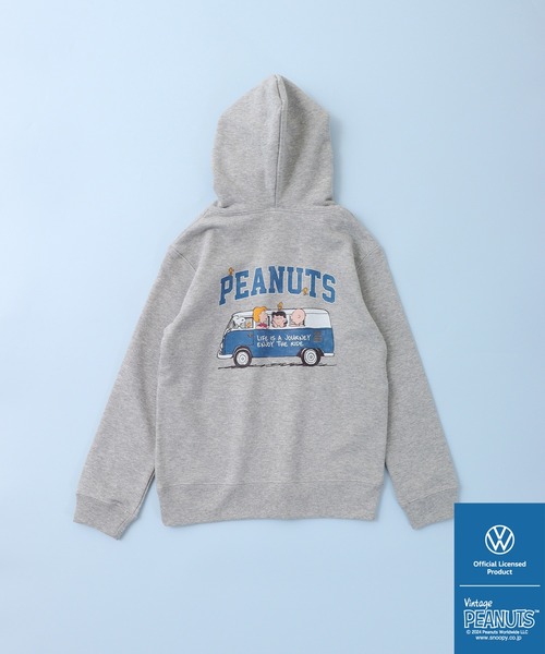 【セール】PEANUTS×Volks wagen ピーナッツ×フォルクスワーゲンプリントプルパーカー（パーカー）｜Volkswagen（フォルクスワーゲン）