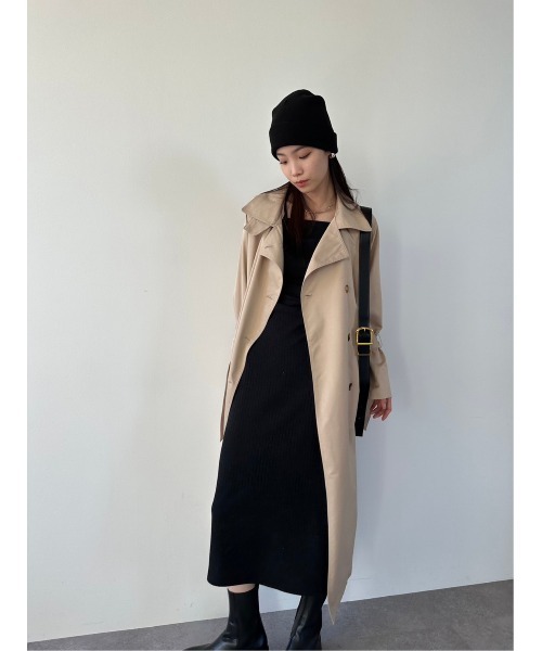 DRWCYS（ドロシーズ）の「デコルテリブカットワンピース（ワンピース・レディース・グレー/ブラック・FREE）」の7枚目の写真