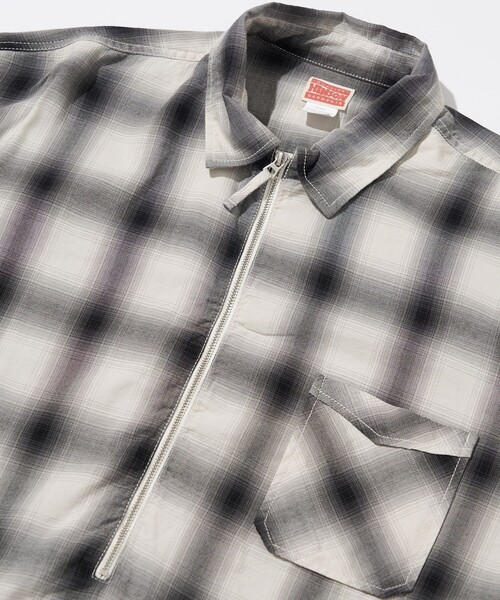 HINSON（ヒンソン）の「HINSON/ヒンソン ハーフジップ オンブレ