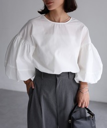 Riberry | バルーンスリーブ前後2WAYブラウス(シャツ/ブラウス)