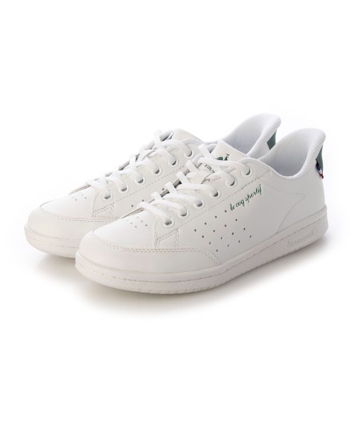 le coq sportif（ルコックスポルティフ）の「コートスタイルスニーカー（ラローランSI）（スニーカー・レディース・ホワイト/ブラック/グリーン系その他・24.5cm/24cm/23.5cm/23cm/22.5cm）」の3枚目の写真