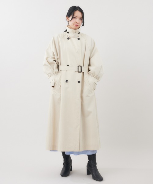 KATHARINE ROSS（キャサリンロス）の「【KATHARINE ROSS】ライナー付トレンチコート（トレンチコート・レディース・アイボリー/キャメル・MEDIUM）」の20枚目の写真