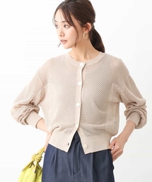 MK MICHEL KLEIN | シアーメッシュニットカーディガン(カーディガン/ボレロ)