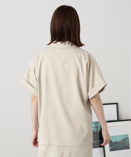 N.(N. Natural Beauty Basic)(エヌエヌナチュラルビューティーベーシック)の「◆ハーフスリーブジャケット&キャミワンピースセット(ワンピース・レディース・グレー/ライトベージュ・MEDIUM)」の7枚目の写真