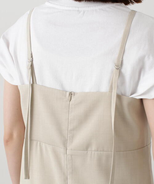 N.(N. Natural Beauty Basic)(エヌエヌナチュラルビューティーベーシック)の「◆ハーフスリーブジャケット&キャミワンピースセット(ワンピース・レディース・グレー/ライトベージュ・MEDIUM)」の14枚目の写真
